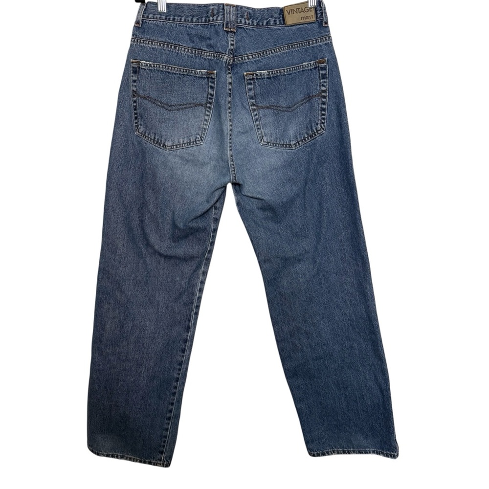 Mavi Vintage 32x32 Wide Leg Jeans 100% Cotton Y2K 90s Skater Denim - Picture 2 of 14